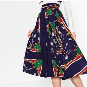 Zara nautical skirt